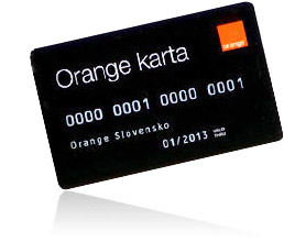 Orange karta