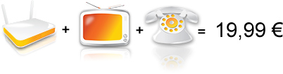 internet+telev�zia+telef�n=19,99€