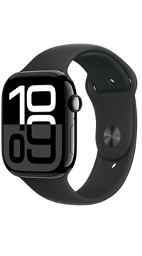 Zariadenie Apple Watch 10 GPS 46mm Jet Black Aluminium Sport Band M/L