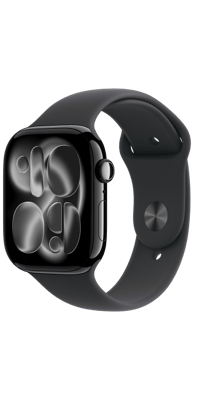 Apple Watch 11 GPS + CELLULAR 46 Jet Black Aluminium M/L