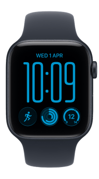 Apple Watch SE 3 GPS 44 Midnight+Blue Band M/L